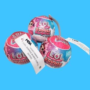 3× L.O.L. SURPRISE! Bubble Surprise "LIL SISTERS" Collectible Dolls SERIES 1 LOT